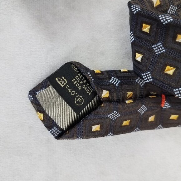 Ermenegildo Zegna 100% Silk Neck Tie Made in Italy - Picture 3 of 5